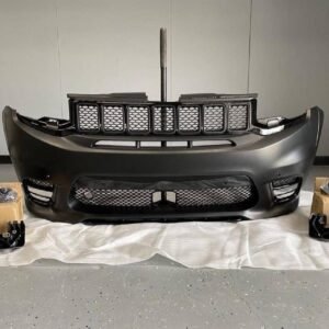 Black Front Bumper with Grill for Jeep Grand Cherokee
